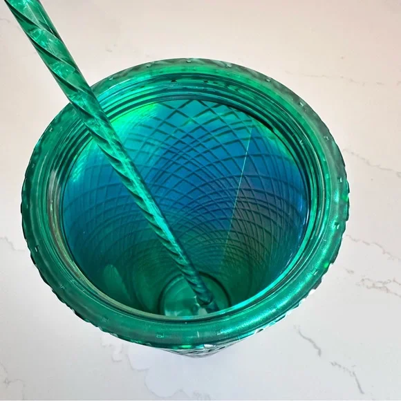 Like New Starbucks Emerald Jeweled Tumbler Cup - Picture 5 of 5